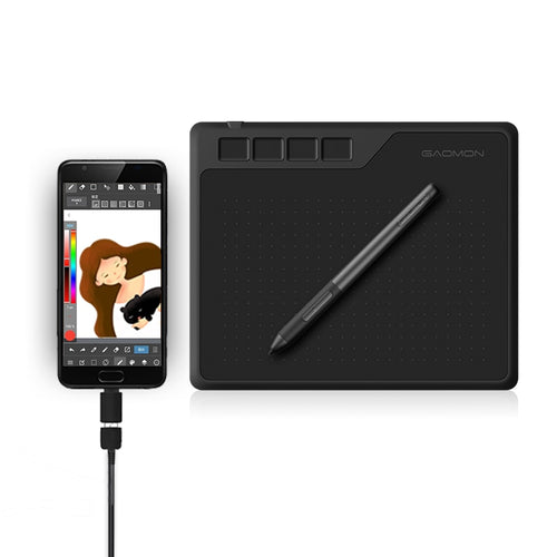 GAOMON S620 6.5 x 4 Inches 8192 Level Battery-free Pen Support Android Windows Mac OS System Digital Graphic Tablet for Drawing