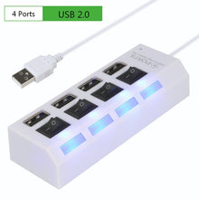 Load image into Gallery viewer, USB 3.0 HUB 2.0 HUB Multi USB Splitter 4/7 Port Expander Multiple USB 3 Hab with Power Adapter USB3.0 Hub with Switch For PC